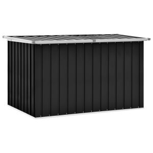 vidaXL caja de almacenaje para jardín gris antracita 149x99x93 cm