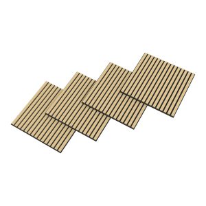 Set de 4 paneles acústicos vang 3d 1,44 m² lamas lineales roble [neu.holz]