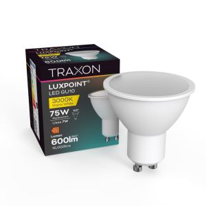 Traxon luxpoint® LED bulb bombilla gu10 7w 120° 4000k (pack de 20 und)