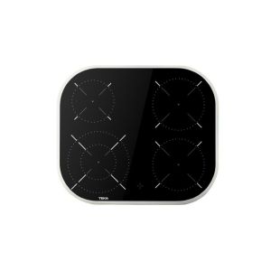 Vitrocerámica teka tcc 64000 plv 4 zonas marco inox polivalente