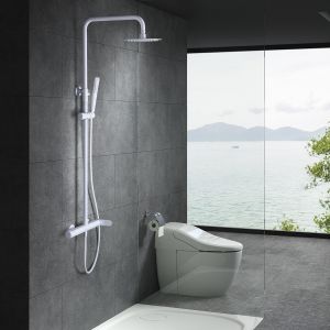 ► columna de ducha dinamarca blanco mate [ imex® ]