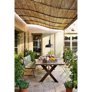 Bambú fino extra | cerramiento de ocultación natural para balcón, patio y j