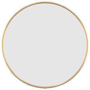 vidaXL espejo de pared redondo dorado ø 40 cm