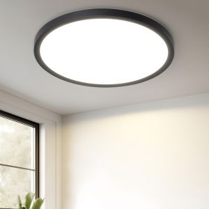 Nettlife plafon  de techo LED negro 18x18 4000k