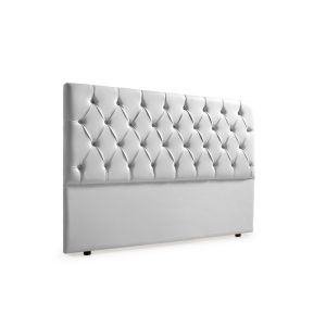 Cabecero tapizado capri polipiel 130x120x12 cm - moonia