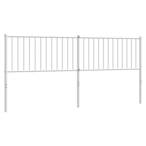 vidaXL cabecero de repuesto de metal blanco 193 cm