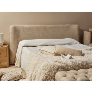 Cabezal borde redondeado t.class beige 199x98 cms. 199x20x98 cms