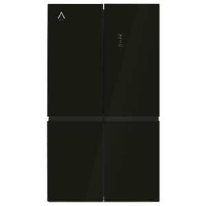 Alpha frigorifico americano pegasus elite pro-83, cristal negro, 4 puertas