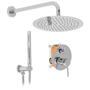 Rea juego de ducha oculto lungo chrom + box, 36x16x36,5 cm