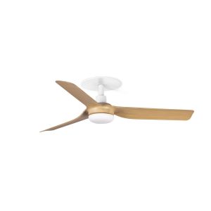 Ventilador techo empotrable blanco arce ø900 3 aspas control tuya