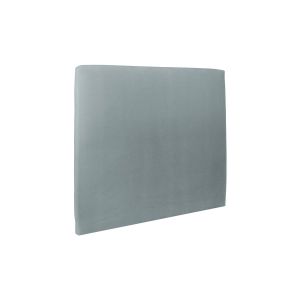 Cabecero tapizado 180 cm - tela terciopelo gris azul - gris azulado