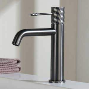 Imex - grifo lavabo negro serie bless