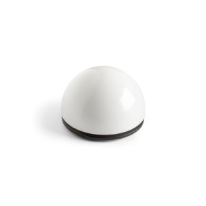 Tope de puerta rei 393 | 40x40x28 mm | blanco | 2 uds. | plástico
