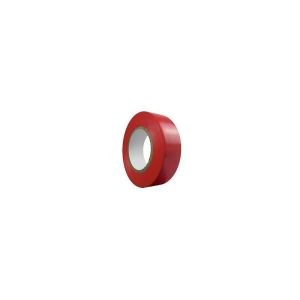 Cinta aislante 20 m. X 19 mm. Roja uso doméstico