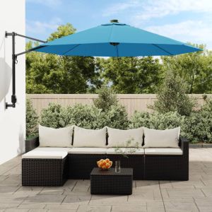 Sombrilla de pared azul mar 290 cm eerf5326