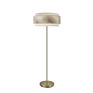 Lampara de pie nepal dorado  40cm