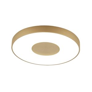 Mantra plafón LED coin redondo con control remoto oro regulable
