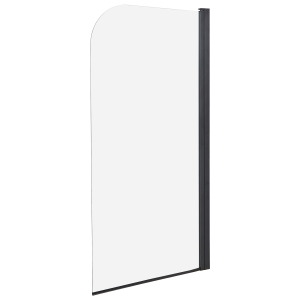 Mampara de ducha lapan 140 x 80 cm negro