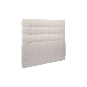 Cabecero acolchado de 160 cm - tela de lona natté beige claro - beige claro
