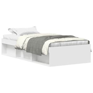 vidaXL estructura de cama blanca 100x200 cm