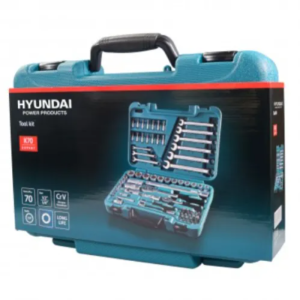 Kit de herramientas de uso profesional k70 hyundai 70 piezas