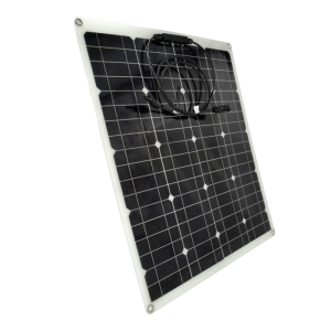 Panel solar flexible 50 w 18 v monocristalino 63.5*54cm con mc4