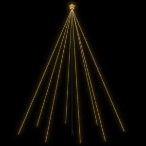 vidaXL luces de árbol cascada navidad interior exterior 1300 LEDs 8 m