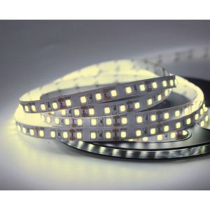 Tira luz LED 5 metros 12v interiores ip20, luz neutra 4000k, 120 LEDs/m