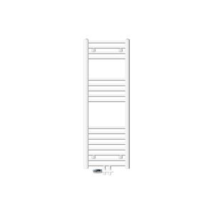 Radiador de baño conexión central 400 x 1200 mm blanco