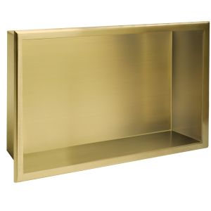 Rea estante de baño brush gold 30x45x10, 10x45x30 cm