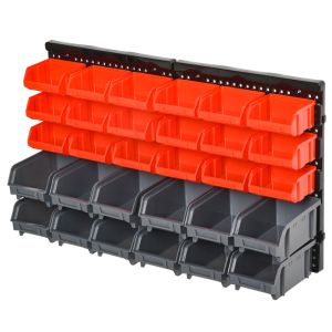 Estantería de 33 pieza 37.5x18x63 cm pp bicolor durhand