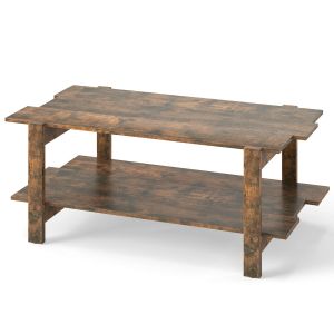 Mesa de centro de dos niveles 115 x 59