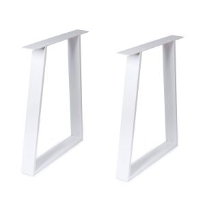 Pata de mesa rei 916 | 580x80x712 mm | blanco poro | 2 uds. | acero