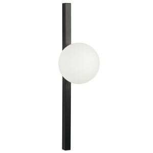Lámpara de pared isabella metal negro