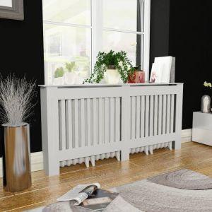 Cubierta para radiador mdf blanco 172 cm