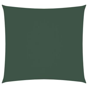 vidaXL toldo de vela cuadrado tela oxford verde oscuro 3,6x3,6 m
