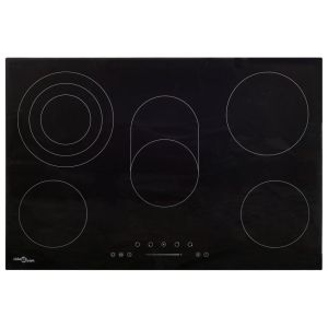 vidaXL vitrocerámica con 5 quemadores control táctil 90 cm 8500 w