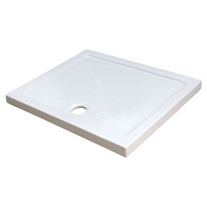 Ondee - plato de ducha meri - relieves antideslizantes - 80x100 - blanco
