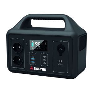 Solter - Astro 600, Generador solar, acumulador de litio, batería 560wh