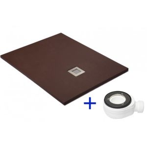Plato de ducha chocolate ral 8017 100x200