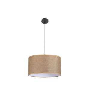 CoLGante jin 3xE27 negro/marron regx50x50 cm sin difusor