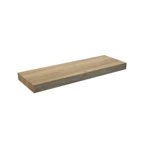 Encimera baño suspendida 120cm x 46cm fondo 46cm roble natural