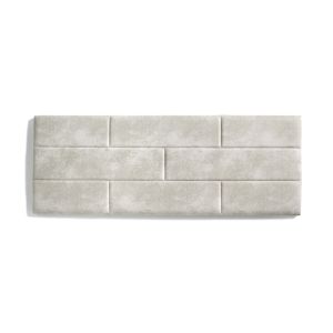 Cabecero de cama 150 ladrillos   152x57x5 blanco roto efecto granito