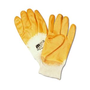 Guante de nitrilo amarillo con aLGodón 688ntf 8