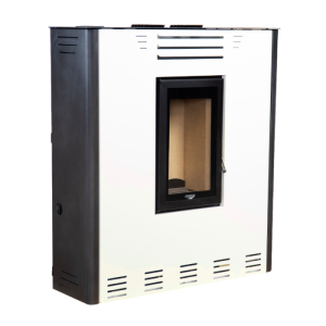 Estufa de pellets pasillo s-plus 11,8 kw con Wi-Fi - blanco