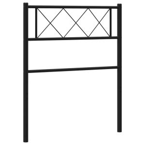 vidaXL cabecero de metal negro 100 cm