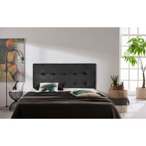Cabecero aster polipiel negro 115