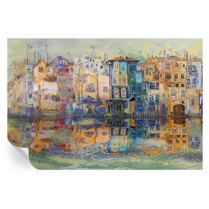 Murales autoadhesivos ciudad mágica 104x152 tulup