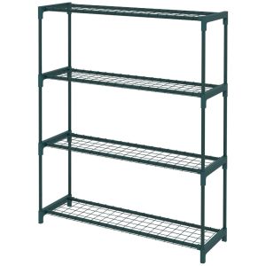 Estantería para planta 89x28x107 cm acero color verde Outsunny