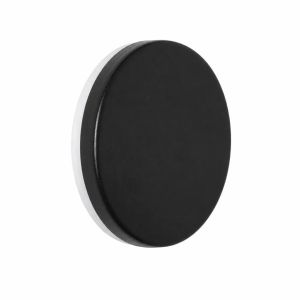 Aplique LED exterior redondo negro d15 cm 10w 3000k ip54 luz indirecta